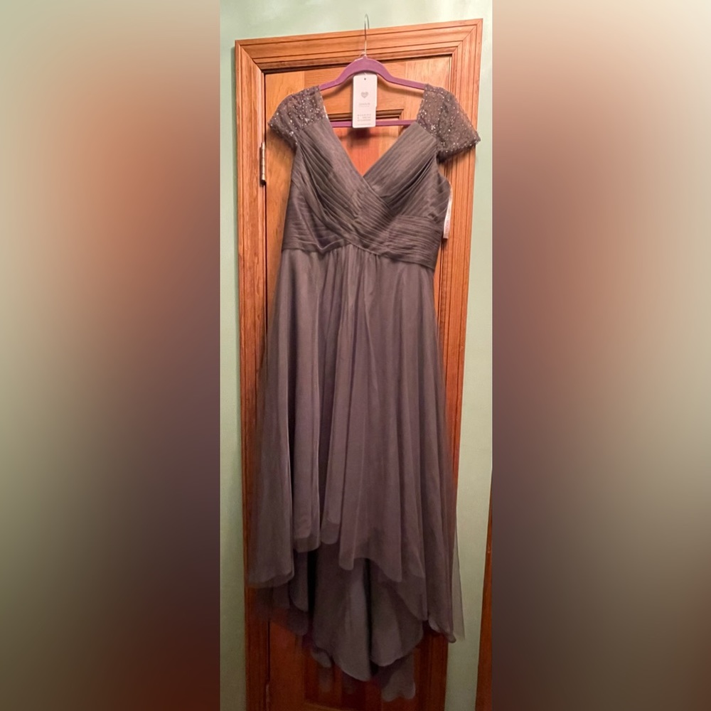 JJS House Embellished Cap Sleeve Gown